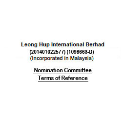 Terms of Reference (Nomination Committee)